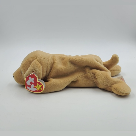 Ty Beanie Baby - FETCH the Golden Labrador Retriever Dog (8.5 Inch) 1997 - Picture 4 of 4